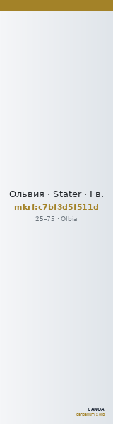 Ольвия · Stater · I в. — CANOA