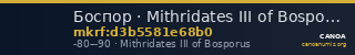 Боспор · Mithridates III of Bosporus · Tetrachalkon · I в. до н. э. — CANOA