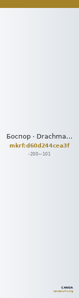 Боспор · Drachma · II в. до н. э. — CANOA