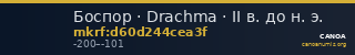 Боспор · Drachma · II в. до н. э. — CANOA