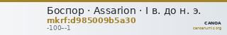 Боспор · Assarion · I в. до н. э. — CANOA
