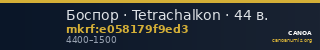 Боспор · Tetrachalkon · 44 в. — CANOA
