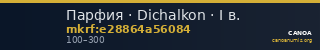 Парфия · Dichalkon · I в. — CANOA