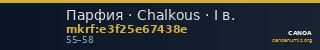 Парфия · Chalkous · I в. — CANOA