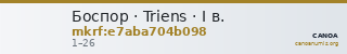 Боспор · Triens · I в. — CANOA