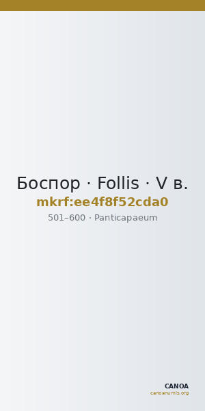 Боспор · Follis · V в. — CANOA