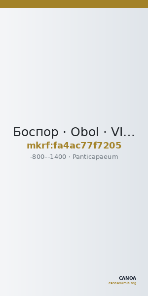 Боспор · Obol · VIII в. до н. э. — CANOA