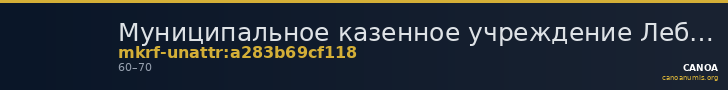Муниципальное казенное учреждение Лебяжский районный краеведческий музей · неопределённые — CANOA