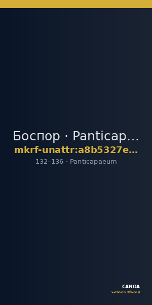 Боспор · Panticapaeum · I в. · без определения — CANOA