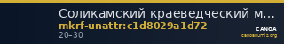 Соликамский краеведческий музей · неопределённые — CANOA