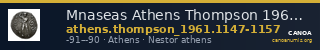 Mnaseas Athens Thompson 1961 1147-1157 — CANOA