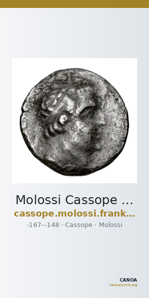 Molossi Cassope Franke 1961 Kasspoe and the Molossians Group 1 — CANOA