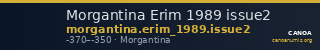Morgantina Erim 1989 issue2 — CANOA