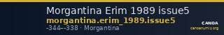Morgantina Erim 1989 issue5 — CANOA