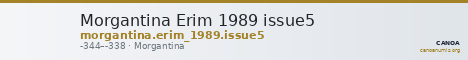 Morgantina Erim 1989 issue5 — CANOA