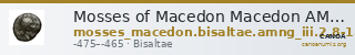 Mosses of Macedon Macedon AMNG III.2 8-13 — CANOA