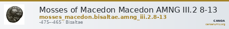 Mosses of Macedon Macedon AMNG III.2 8-13 — CANOA
