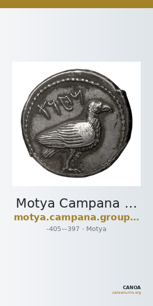Motya Campana 1999 group VI serie I 13 — CANOA