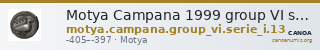 Motya Campana 1999 group VI serie I 13 — CANOA