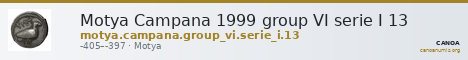 Motya Campana 1999 group VI serie I 13 — CANOA