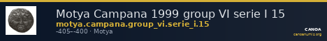 Motya Campana 1999 group VI serie I 15 — CANOA
