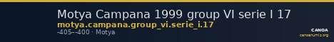 Motya Campana 1999 group VI serie I 17 — CANOA