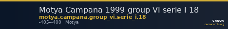 Motya Campana 1999 group VI serie I 18 — CANOA