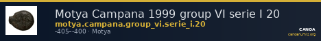 Motya Campana 1999 group VI serie I 20 — CANOA