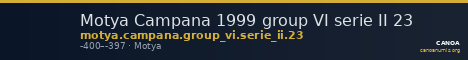 Motya Campana 1999 group VI serie II 23 — CANOA