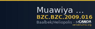 Muawiya — Fals (Baalbek/Heliopolis) — CANOA