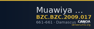 Muawiya — Fals (Damascus, 661) — CANOA