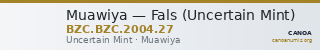 Muawiya — Fals (Uncertain Mint) — CANOA