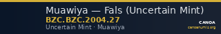 Muawiya — Fals (Uncertain Mint) — CANOA