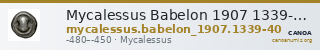 Mycalessus Babelon 1907 1339-1340 — CANOA