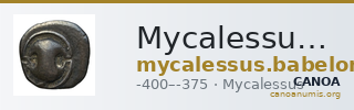 Mycalessus Babelon 1914 303-305 — CANOA