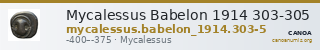 Mycalessus Babelon 1914 303-305 — CANOA