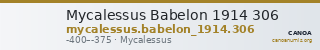 Mycalessus Babelon 1914 306 — CANOA