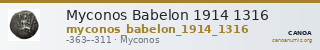 Myconos Babelon 1914 1316 — CANOA