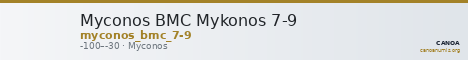 Myconos BMC Mykonos 7-9 — CANOA