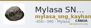 Mylasa SNG Kayhan I 934-8 — CANOA