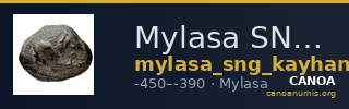 Mylasa SNG Kayhan I 934-8 — CANOA