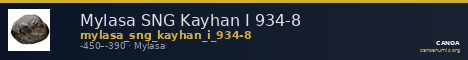 Mylasa SNG Kayhan I 934-8 — CANOA