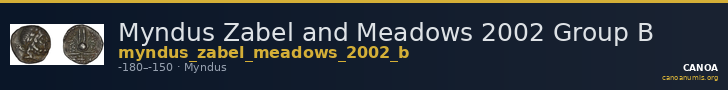 Myndus Zabel and Meadows 2002 Group B — CANOA