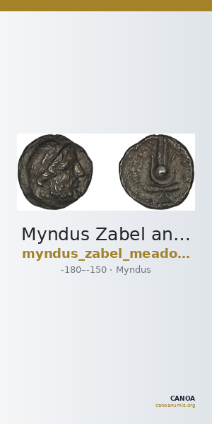 Myndus Zabel and Meadows 2002 Group C drachms — CANOA