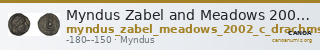 Myndus Zabel and Meadows 2002 Group C drachms — CANOA