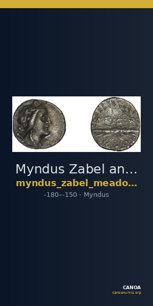 Myndus Zabel and Meadows 2002 Group C hemidrachms — CANOA