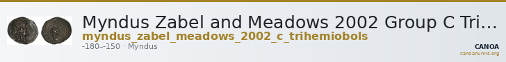 Myndus Zabel and Meadows 2002 Group C Trihemiobols — CANOA