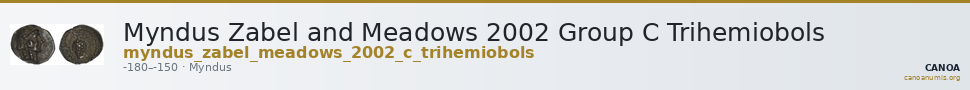 Myndus Zabel and Meadows 2002 Group C Trihemiobols — CANOA