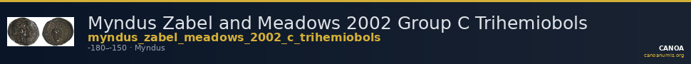 Myndus Zabel and Meadows 2002 Group C Trihemiobols — CANOA