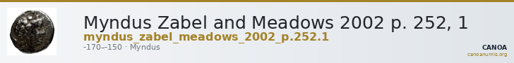 Myndus Zabel and Meadows 2002 p. 252, 1 — CANOA
